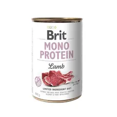 BRIT - Dog Lata Mono Protein Lamb 400 gr