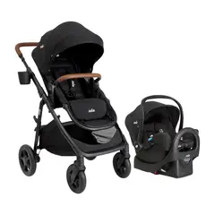 JOIE - Coche Para Bebé Travel System Ginger & Base Shale Dark