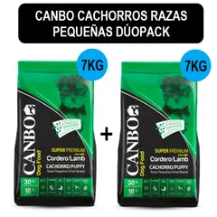 CANBO - Super Premium Cachorro Razas Pequeñas Dúopack 7 Kg