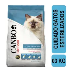 CANBO - Súper Premium Gatos Cuidado para Esterilizados 3 Kg.
