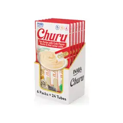 MOR - Churu Atún con Cangrejo Snack Húmedo para Gatos Pack x 6