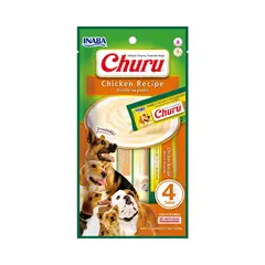 CHURU - Pollo para Perros x 4 Tubos
