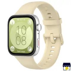 GENERICO - Correa de Silicona para Huawei Watch Fit 3 / Fit 4 / Fit 4 Pro - Beige