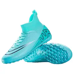 DANWEILE - Zapatos deportivos duraderos para hombre zapatos de fútbol Azul