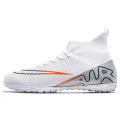 DANWEILE - Zapatos deportivos duraderos para hombre zapatos de fútbol Blanco
