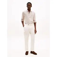 TOMMY HILFIGER - CAMISA LINEN ESSENTIAL GINGHAM RF SHI TH