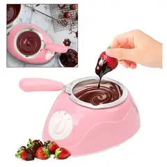 OEM - Olla Eléctrica Para Derretir Chocolate Kit Repostería Fondue 250ml