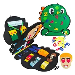 GENERICO - Divertido Libro Sensorial Montessori