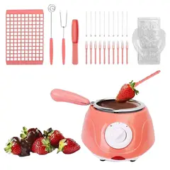 OEM - Olla Eléctrica Para Derretir Chocolate Kit Repostería Fondue 250ml