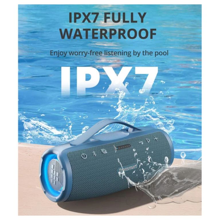 Altavoz Portátil Mirtune S100 50W Bluetooth 5.3 – Resistente al Agua IPX7