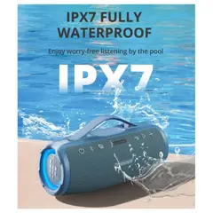 TRONSMART - Altavoz Portátil Mirtune S100 50W Bluetooth 5.3 – Resistente al Agua IPX7