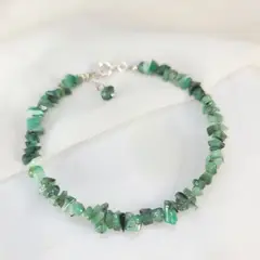 INTUERI - Pulsera Cascajos Esmeraldas