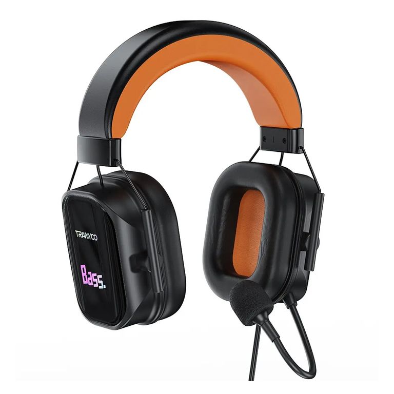 Audífonos Para PC Gamer con Luz LED RGB + Micrófono