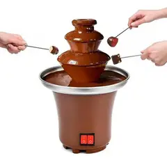 OEM - Fuente de Chocolate Eléctrica 3 Niveles - Fondue para Fiestas y Eventos