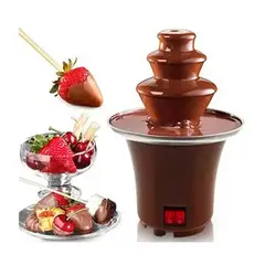 OEM - Fuente de Chocolate Eléctrica 3 Niveles - Fondue para Fiestas y Eventos