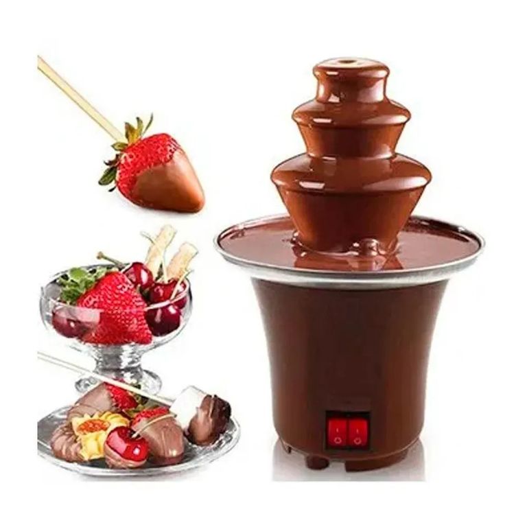 Máquina Cascada de Chocolate y Queso - 3 Pisos para Postres y Snacks