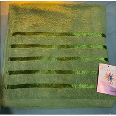 GENERICO - Toalla de Baño de Algodón 120gr 40x170cm verde olivo