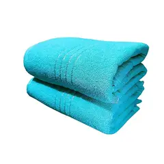 GENERICO - Toalla de Baño de Algodón 120gr 40x170cm celeste