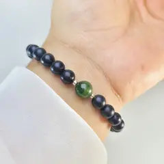 INTUERI - Pulsera Jade y shunguita