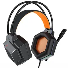 TRANYOO - Audífonos Para PC Gamer con Luz LED RGB + Micrófono PC PS4 Laptop Xbox Nintendo