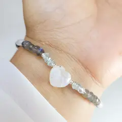 INTUERI - Pulsera Marly Piedra Luna y Labradorita