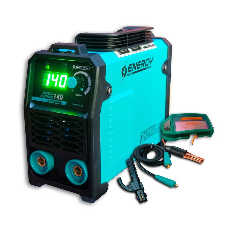 Máquina de Soldar Inverter 140Amp + Lentes Fotosensible