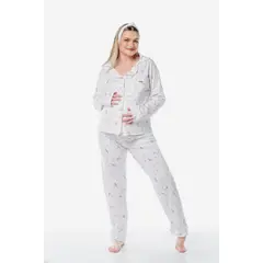 VELA WHITE - Bianca Mom camisa con pantalón