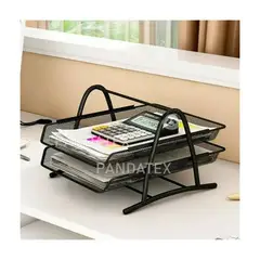 GENERICO - Organizador de escritorio papel A4 archivador para oficina 2niveles