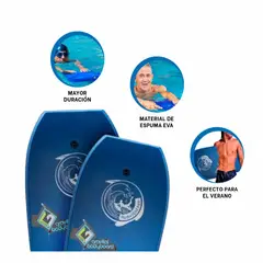 GRAVITAL - Tabla Bodyboard de Natación 41” GR-41 Dinámica - Azul