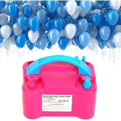 OEM - Inflador Eléctrico de Globos Profesional Portátil Rosa para Decoración de Cumpleaños
