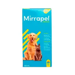 MIRRAPEL - Oleoso Jarabe Suplemento para Perros y Gatos 120 ml