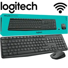 LOGITECH - Teclado y Mouse MK235 Wireless Inalambrico