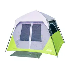ATLETIS - Carpa Instantánea QuickCamp 6P Impermeable 3000mm - 1 Habitación
