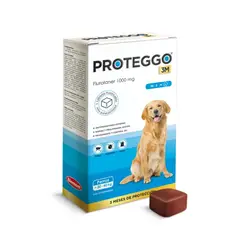 PROTEGGO - 3M Antipulgas 1000 mg 1 Tableta 20 - 40 Kg