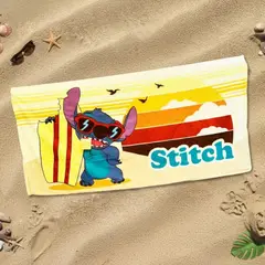 GENERICO - Toalla para Playa Alien Azul con Gafas 140x70cm