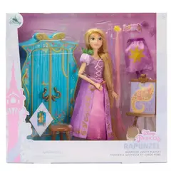 DISNEY CLASICOS - Playset Princesa Rapunzel Closet y Set de Arte