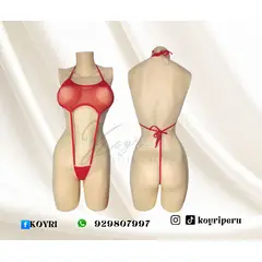 GENERICO - BODY ERÓTICO KARINA - TULL LICRADO
