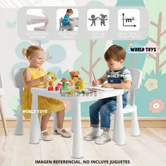 BABY - Mesa De Estudio Para Niños «PLAY WORK» Edición Especial White