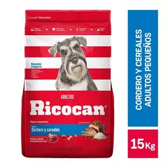 RICOCAN - Adultos Cordero Razas Pequeñas 15 Kg