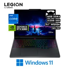 LENOVO - Laptop Legion 5 Intel Corei7-14700HX 16GB RAM 512GB SSD WQXGA RTX5060-8GB 15.1 WQXGA WIN11