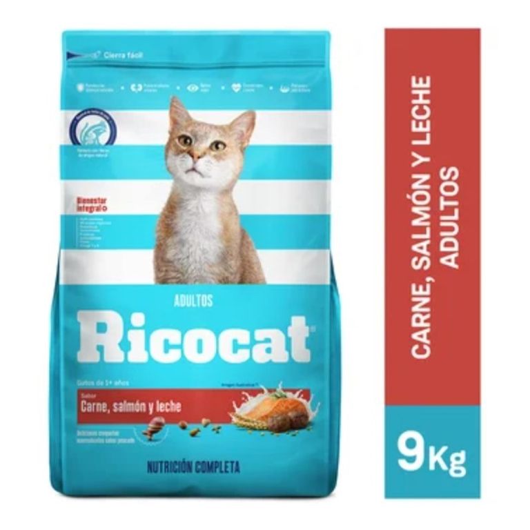 Adultos Carne, Salmón y Leche 9 Kg