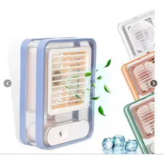 GENERICO - Mini Ventilador Humificador Aire Acondicionado Niebla Hogar