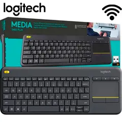 LOGITECH - K400 Plus Teclado Inalámbrico con Touchpad