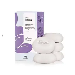 NATURA - Tododia Algodon Jabones en barra 5 unidades de 90 g c/u
