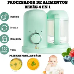 OEM - Procesador de Alimentos de Bebe con Vapor y Licuadora de Puré 4 en 1 UNISEX