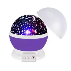 GENERICO - Lampara Proyector de Estrellas Giratorio