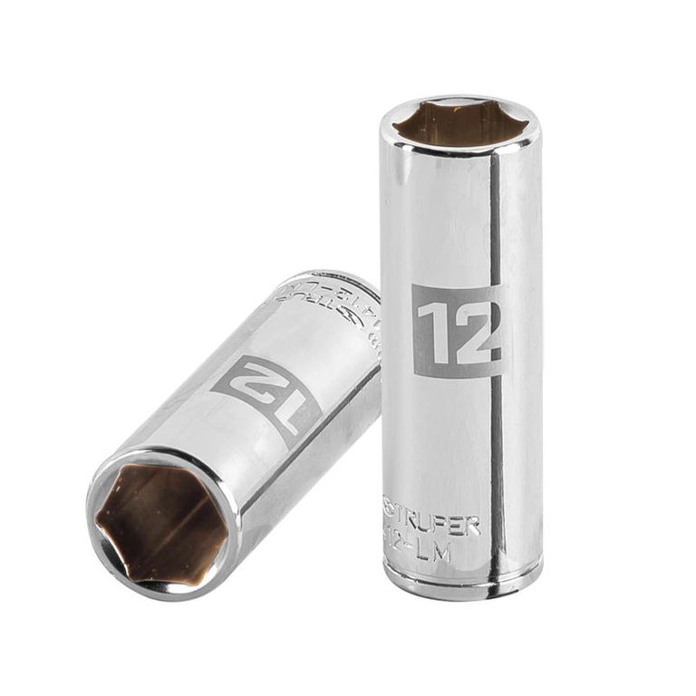 Dado largo de 12 mm, 6 puntas, cuadro 14, - 13206