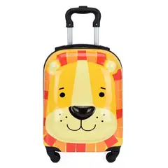 GENERICO - MOCHILA CON RUEDAS GIRATORIAS KAWAII MODELO LEON