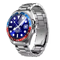 AMBOS - Smartwatch R1 Executive Acero Inoxidable 316L 143 HD Llamadas Bluetooth IP68