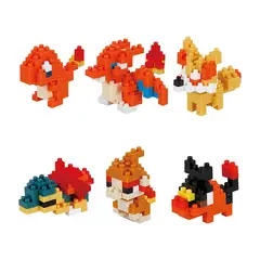 POKEMON - NANOBLOCK SET DE 6 FUEGO